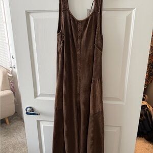 Free People Brown Jumpsuit
